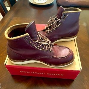 Red wings boots